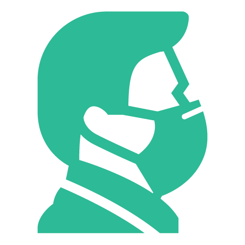 Face mask icon